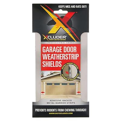 Xcluder Stainless Steel Garage Door Rodent Shield; 1 Door Kit with