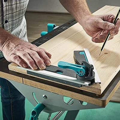 2-in-1 Mitre Measuring Cutting Tool, Measuring and Sawing Mitre Angles  Cutting Tool for Home Improvement, Carpentry Work, Miter Saw Protractor  Tool