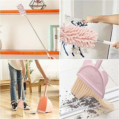 Mini Broom and Dustpan Set - Small Toddlers Broom for Boys and