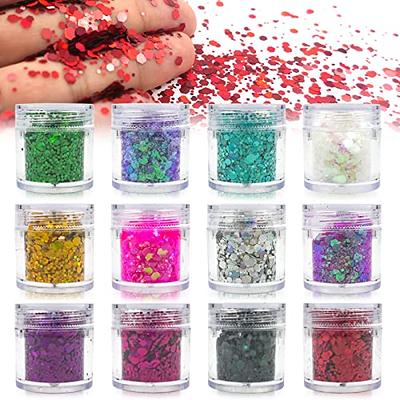 Iridescent Chunky Glitter, 100g Rainbow Glitter for Resin Tumblers, Slime  and Craft Making, Nail Art, Festival Decor, Cosmetic Glitter for Body Face  Eyeshadow (Iridescent Yellow) - Yahoo Shopping
