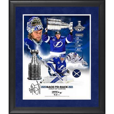 Victor Hedman Tampa Bay Lightning Autographed Blue Adidas Authentic Jersey  with 2020 Stanley Cup Final Patch