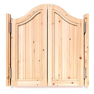 Cafe Swinging Doors/Saloon Doors, Interior Kitchen Bathroom Solid Wood Half  Waist Door, Emporium Shop Porch Partition Door with Metal Hinges (Color 