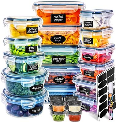 Clear 1/6 Size, Food Pan Polycarbonate Square Food Storage Containers with  Lids for Kitchen Restaurant Food Prep (8 Pcs, 2.6 Inch, 1 Quart) - Yahoo  Shopping