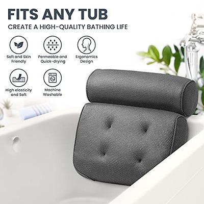  Gorilla Grip Bath Pillow for Tub, Comfortable Bathtub