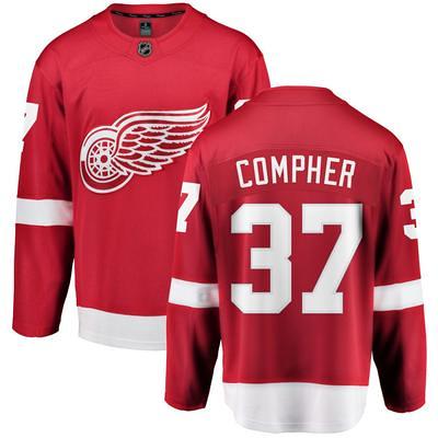 Men's Fanatics Branded Moritz Seider Red Detroit Red Wings Home Breakaway Player Jersey