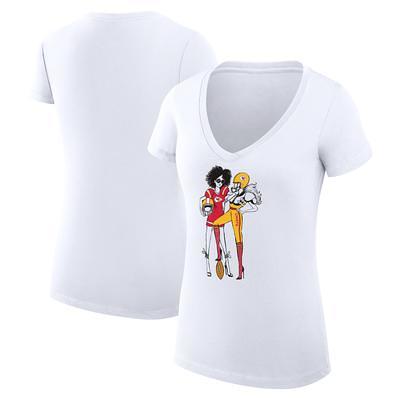 Pittsburgh Pirates G-III 4Her by Carl Banks Women's Dot Print V-Neck Fitted  T-Shirt - White