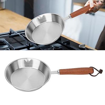 Michelangelo Deep Frying Pan with Lid, 9.5 inch, Nonstick, Aluminum, Ergonomic Handle, Induction Compatible