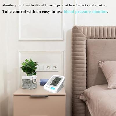 TOPBOMED Blood Pressure Monitor,Automatic Blood Pressure Monitor Upper Arm  Cuff,Digital Blood Pressure Machine for Home Use