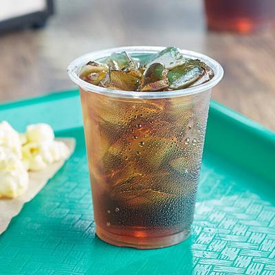 Choice 32 oz. Clear Plastic Soup / Hot & Cold Food Cup Vented Lid - 500/Case