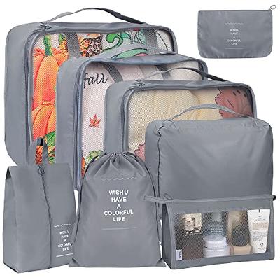 8-piece Set Luggage Divider Bag Travel Storage Clothes Underwear