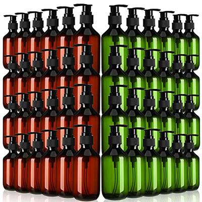 Tanlade Plastic Pump Bottle Dispenser Empty Shower Refillable Dispenser  Shampoo and Conditioner Dispenser Shampoo Bottles Green Amber Soap  Dispenser for Body Wash Lotion Containers (7 Oz, 48 Pcs) - Yahoo Shopping