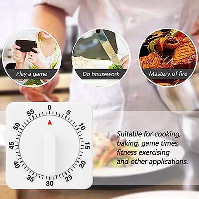 Mechanical Timer,Portable 60 Minutes Count Down Mechanical Kitchen Timer,No  Batteries Required Kitchen Learning Management Timer, Kitchen Cooking Tool  Food Preparation for Home - Yahoo Shopping