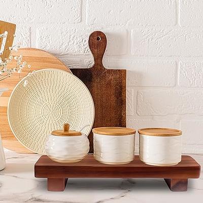 Decorative Wood Riser Soap Stand Holder, Wood Pedestal Stand Riser for  Kitchen, Soap Tray for Kitchen Sink, Wooden Risers for Display Plants  Bottles