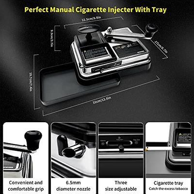 USEWIRE Cigarette Rolling Machine, Manual Tobacco Rolling Machine, Portable  Home Cigarette Injector, Suitable for 0.31 inch/8 mm Diameter Pipes and  Most Cigarette Tubes, Perfect Holiday Gift - Yahoo Shopping