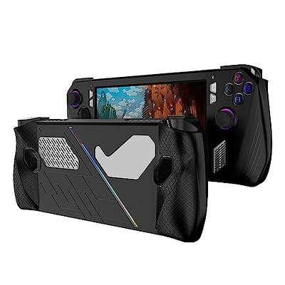  Case with Stand and Screen Protector for Playstation Portal  Remote Player, Protective Cover with Kickstand for PS5 Handeld 2023 Portable  Soft TPU Accessories (Black) : Video Games