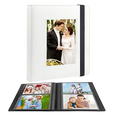 5x7 Photo Album 272 Pockets Hold 5x7 Photos, Photo Album 5x7 Extra Large  Capacity Leather Cover Family Wedding Baby Slip-in Picture Album Book Hold