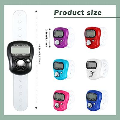 Electronic Finger Counter, Resettable 6-Digit LCD Electronic Digital