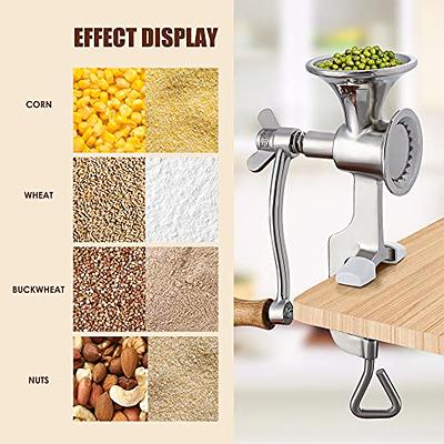 Hand Manual Grinder Stainless Steel Corn Grain Wheat Nuts Flour Mill Grind