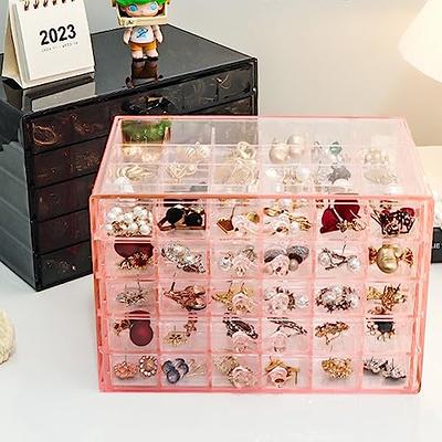 120 Grids Nail Art Storage Case 5-layer Drawer Acrylic Clear Organizer Box