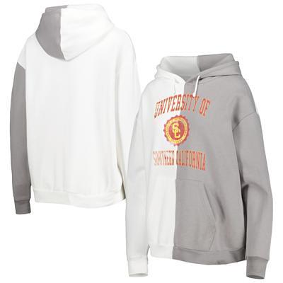 Women s Gameday Couture Gray White USC Trojans Split Pullover