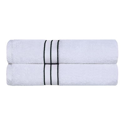 Cannon 100% Cotton Low Twist Hand Towels (16 in. L x 28 in. W), 550 gsm, Highly Absorbent, Super Soft (2-Pack, Peacock Blue)