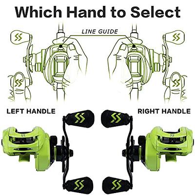 Sougayilang Baitcasting Reels, 8:1 Gear Ratio Fishing Reel with Magnetic  Braking System Casting Reel, 9 + 1 Ball Bearings Super Smooth  Anti-Corrosion Baitcaster Reel-Right Hand(Green) - Yahoo Shopping