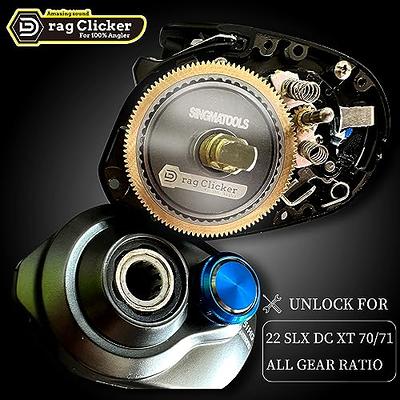 SINGMATOOLS Baitcasting Reel Drag Clicker Kit Alarm Drag with Carbon Drag  Washer for Shimano Curado Metanium Bantam Chronarch MGL SLX DC XT series