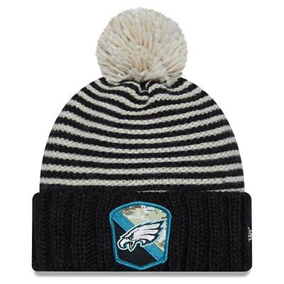 Miami Dolphins New Era 2022 Sideline Cuffed Knit Hat - Black/White