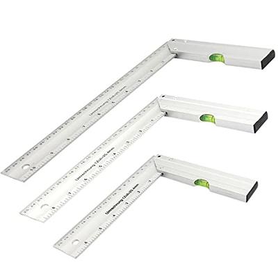 Woodraphic Professional Carpenter Square Layout Tools Framing Woodworking  Rafter Angle Guaranteed Ruler for Measuring and Marking Tool Carpentry Use  