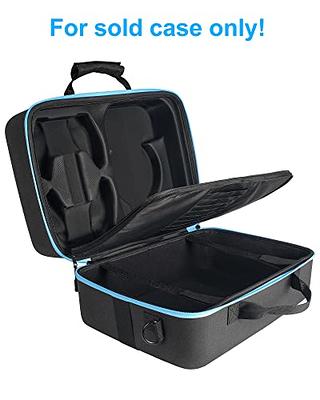 CASEMATIX Hard Shell Travel Case Compatible with PlayStation 5 Console,  Controllers, Games and Accessories - Waterproof PS5 Carrying Case with Foam