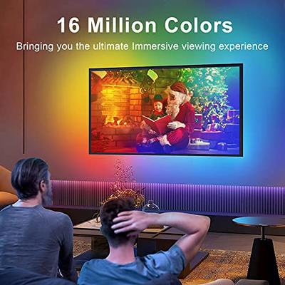 MZUNLED Immersion RGBIC LED TV Backlights with Sync Box,RGBIC Backlights  for 50-70 inch TVs PC,LED Strip Lights Wi-Fi Sync Box App Control,Music Sync  TV Lights Indoor - Yahoo Shopping