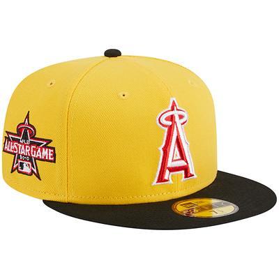 New Era Men's White, Red Los Angeles Angels Undervisor 59FIFTY Fitted Hat