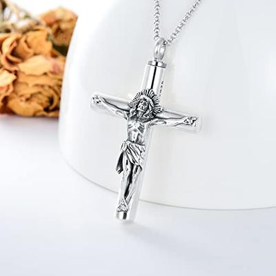 Bling Jewelry Religious Thin Simple Plain Ribbon Twist Open Infinity Cross  Pendant Necklace For Women Teens .925 Sterling Silver | CoolSprings Galleria