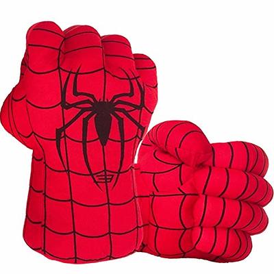 Boxing Traning Gloves Toy Boy Kids Plush Smash Hands for Halloween Cosplay  Superhero Pretend Play Big Fists Cape Mask Costume 