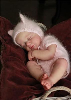 WOOROY Realistic Reborn Baby Dolls August - 20 Inch Lifelike Newborn  Sleeping Girl Handmade Real Life Baby Dolls Reborn Toddler with Soft  Weighted