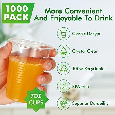 7 Oz. Clear Plastic Cups - 100 Ct.