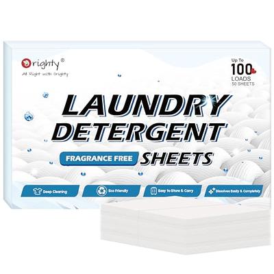 Laundry Detergent Sheets Eco Friendly: Maravello Clothes Detergent Sheet  Travel Size - Earth Detergent Strips Plastic Free, Portable Soap Safe for