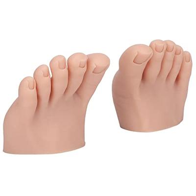 Female Silicone Feet Model Simulation Nail Practice Mannequin Foot