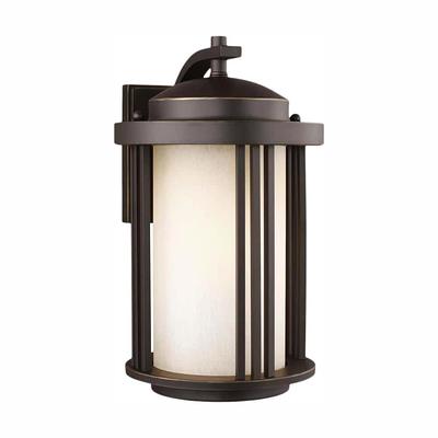 Luminar Outdoor 11 in. Solar LED Bronze Finish Lantern - Yahoo Shopping