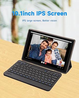 Android 13 Tablet with Keyboard, 2 in 1 Tablet 10.1 Inch, 6GB RAM+64GB  ROM/512GB Expandable Tablet PC, 2.0Ghz Quad-Core HD IPS Screen, 8MP Camera