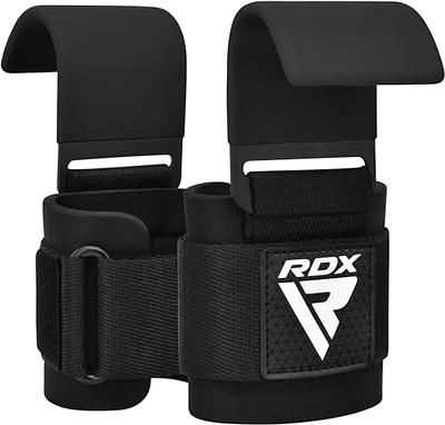 RDX Weight Lifting Hooks Straps Pair, Non-Slip Rubber Coated Grip
