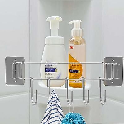RV Camper Travel Trailer Accessory Bathroom Shower Corner Shelf