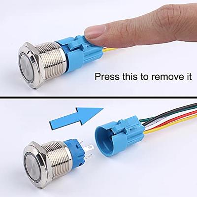 Metal Push Button Switch, 12v Push Button Switch