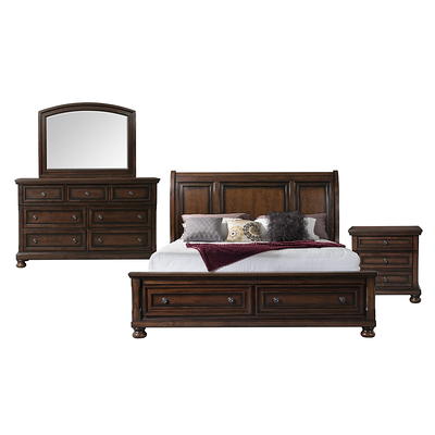 Picket House Furnishings Brinley 5-Drawer Cherry Chest of Drawers CN600CH -  The Home Depot