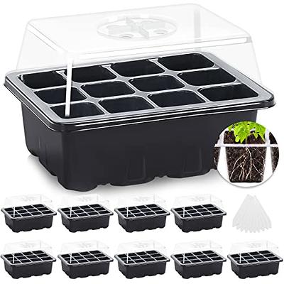 Briignite Seed Starter Tray, 5PCS Seed Starter Kit with Humidity Dome,  Seedling Starter Tray 60 Cells Total, Mini Greenhouse for Indoor Plants,  Indoor Germination Kit for Seeds Growing Starting - Yahoo Shopping