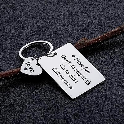  Key Chain For Teenager, New Driver - Have Fun Be Safe Dont  Do Stupid To Son Daughter Sweet 16 Gifts From Mom Dad