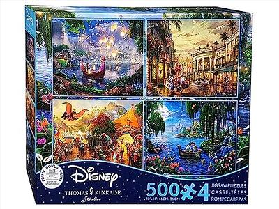 Thomas Kinkade Disney 4 in 1 500-Piece Puzzle Multipack (#7)