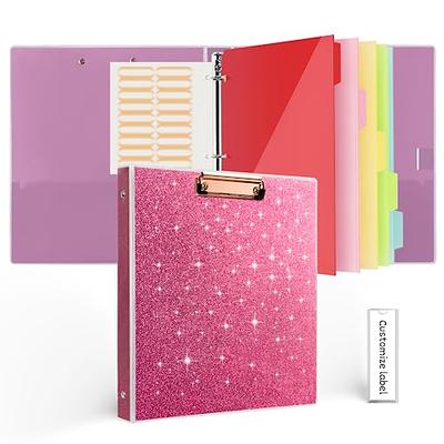Wholesale Mini Transparent PVC 3-Ring Binder Clear Covers with 80 Sheets  Blank Inner Paper - Pandahall.com