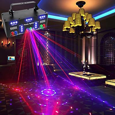 Mini Halloween White LED Strobe Light, Sound Activated and Flash Speed  Control Party Light with 36 Super Bright LEDs Stage Lighting for Room Dance