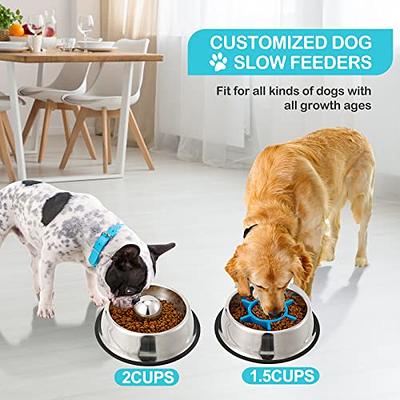 Slow Feeder Dog Bowls Silicone Maze Food Bowl Feeders Dog Puzzle Lick Mat  to